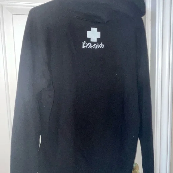 Pink Dolphin Black Zippered hoodie - Picture 3 of 3